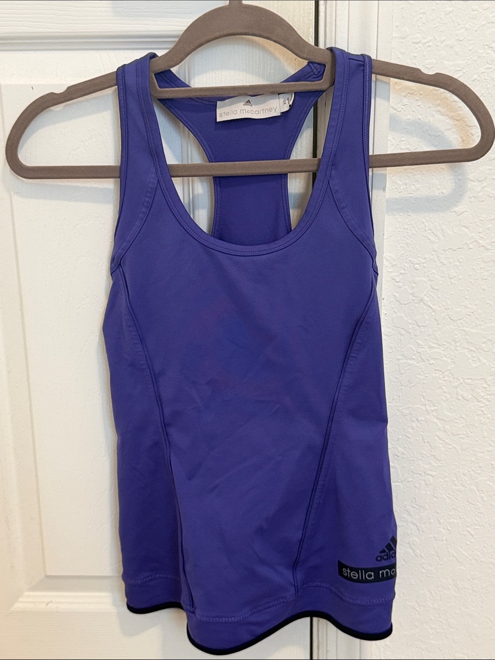 Stella McCartney x Adidas Purple Racerback Performance Tank